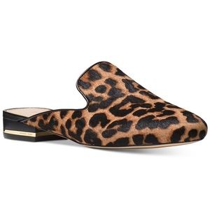 Michael Kors Natasha Slide Mules in Natural/Black